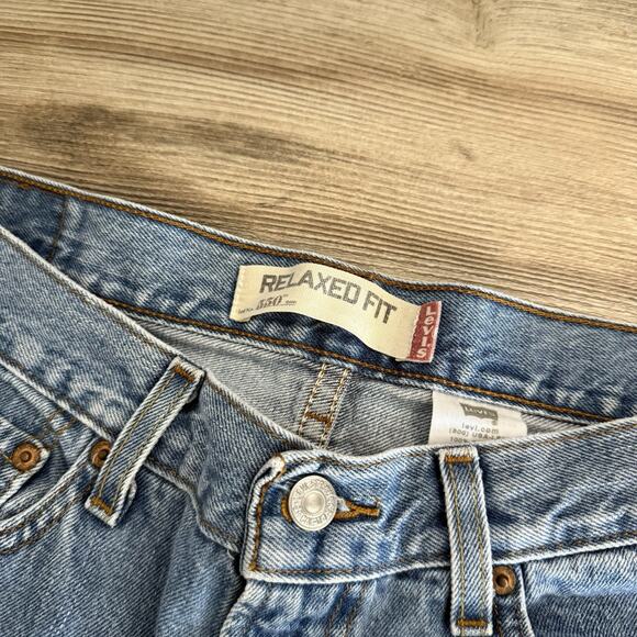Vintage Levi’s 550 Relaxed Fit Jeans Men’s 34x32 Made in Colombia Light Wash - Picture 5 of 8
